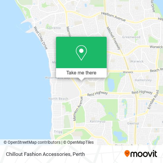 Chillout Fashion Accessories map