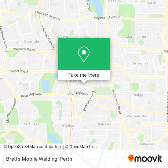 Bretts Mobile Welding map