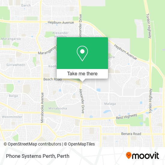 Mapa Phone Systems Perth