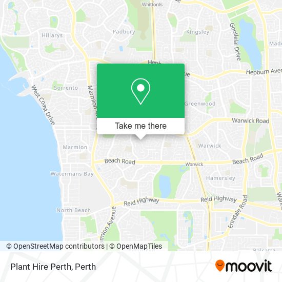 Mapa Plant Hire Perth