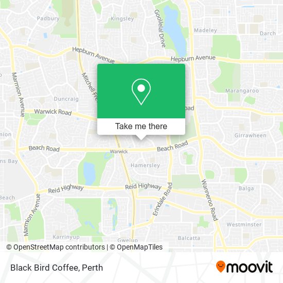 Black Bird Coffee map