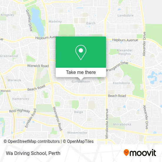 Mapa Wa Driving School