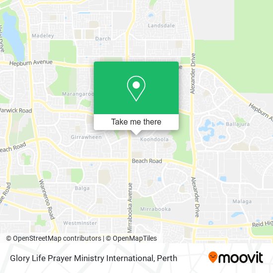 Glory Life Prayer Ministry International map