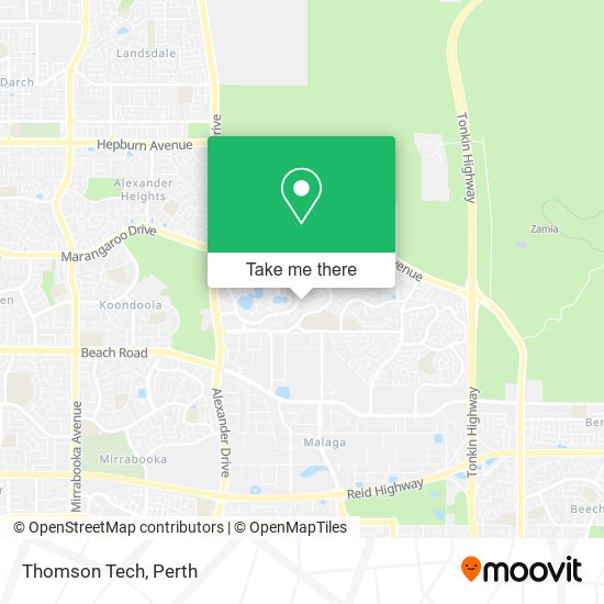 Thomson Tech map