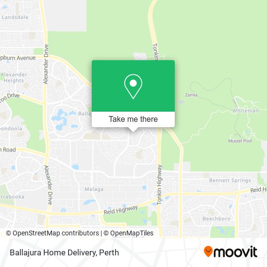 Mapa Ballajura Home Delivery