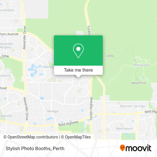 Mapa Stylish Photo Booths