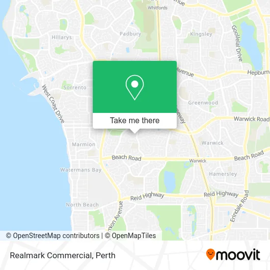 Mapa Realmark Commercial