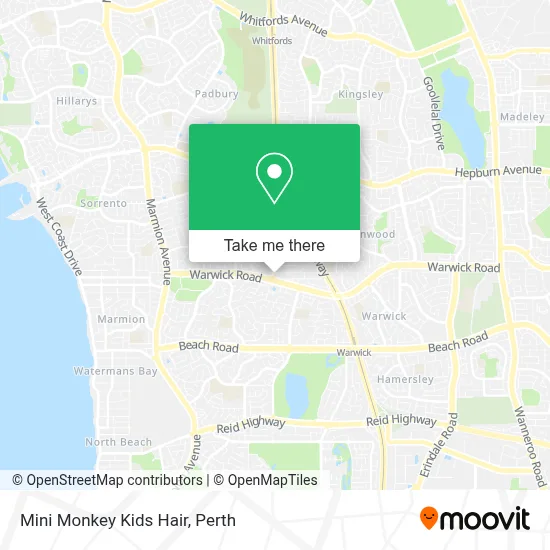 Mapa Mini Monkey Kids Hair