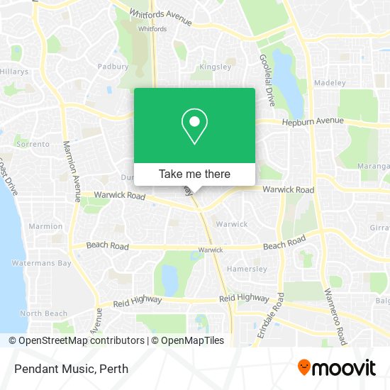 Pendant Music map