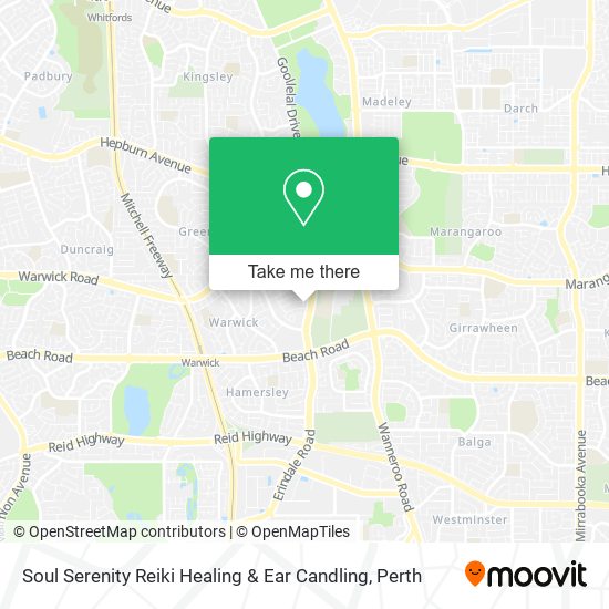 Soul Serenity Reiki Healing & Ear Candling map