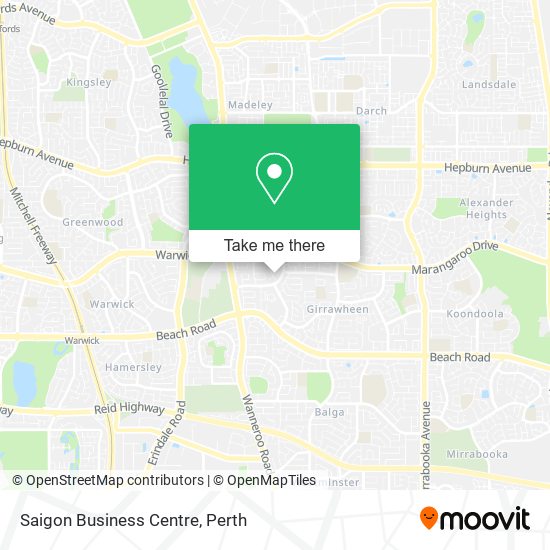 Saigon Business Centre map