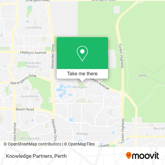 Knowledge Partners map
