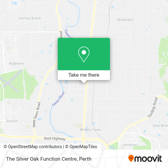 Mapa The Silver Oak Function Centre