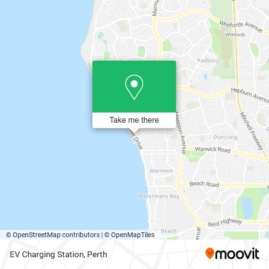 EV Charging Station map