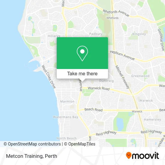 Mapa Metcon Training