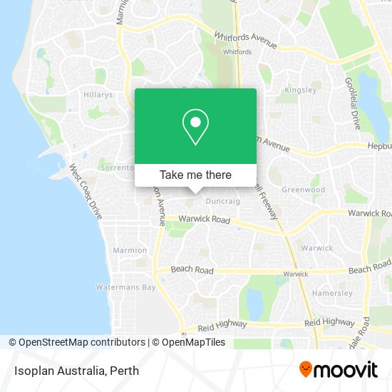 Isoplan Australia map