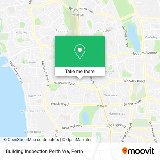 Mapa Building Inspection Perth Wa