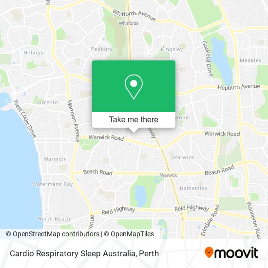 Cardio Respiratory Sleep Australia map