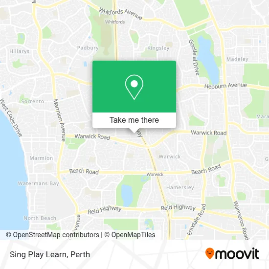 Mapa Sing Play Learn