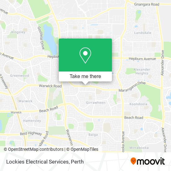 Lockies Electrical Services map