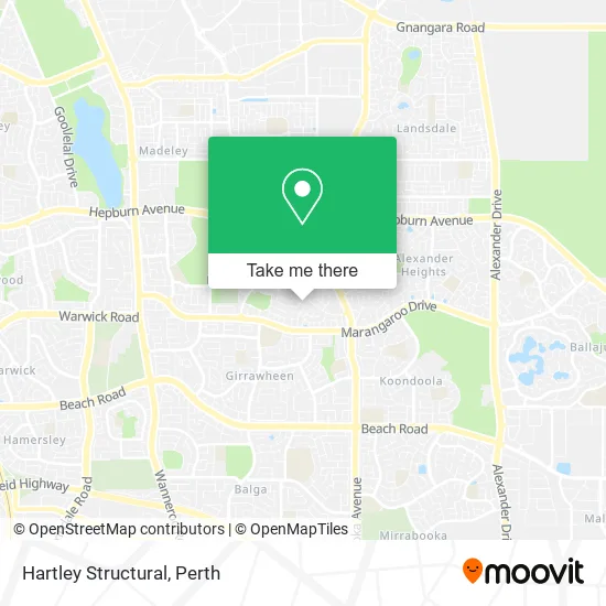 Mapa Hartley Structural