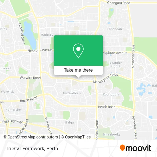 Mapa Tri Star Formwork