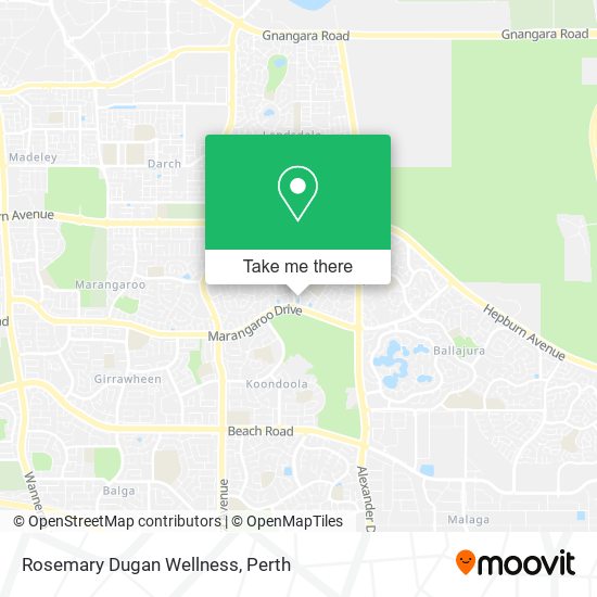 Rosemary Dugan Wellness map