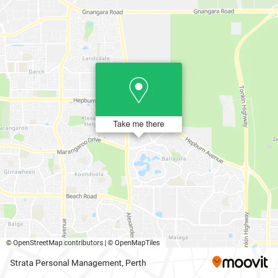 Strata Personal Management map
