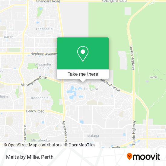 Melts by Millie map