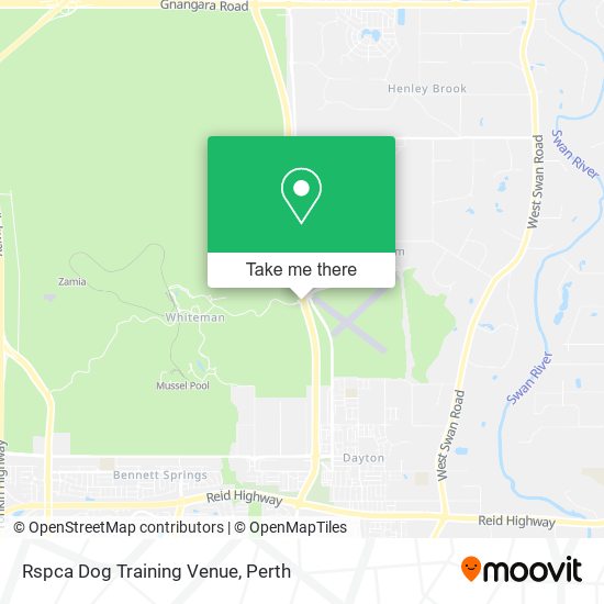 Rspca Dog Training Venue map