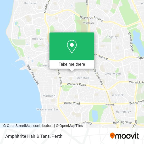 Amphitrite Hair & Tans map