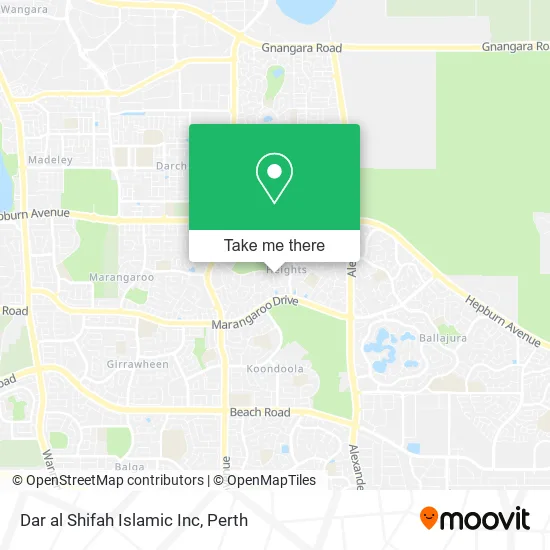 Mapa Dar al Shifah Islamic Inc