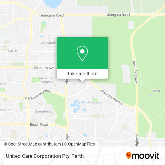 United Care Corporation Pty map