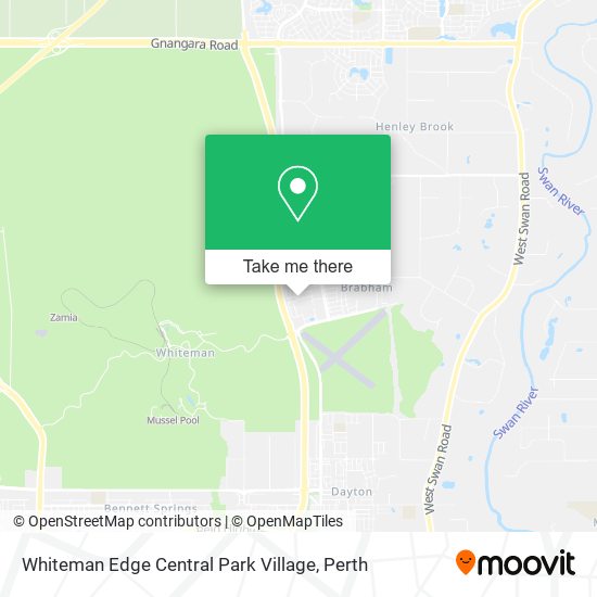 Whiteman Edge Central Park Village map