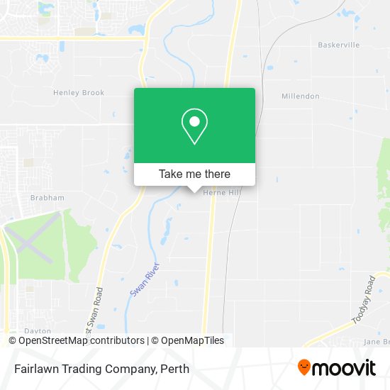 Mapa Fairlawn Trading Company