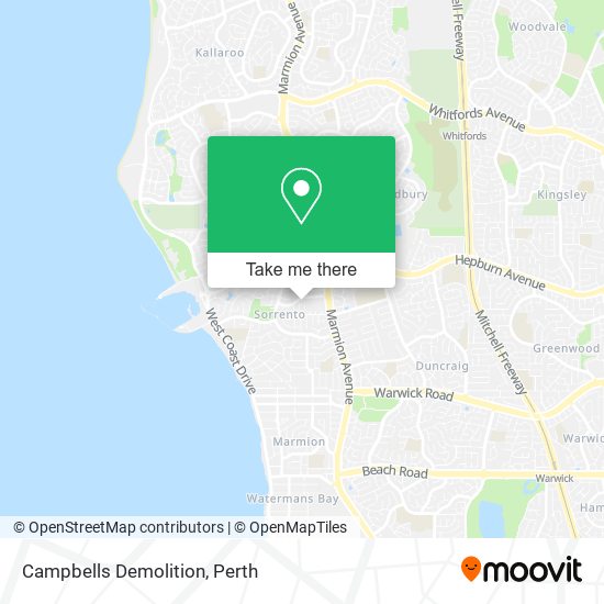 Campbells Demolition map