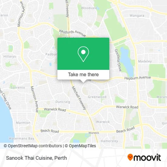 Sanook Thai Cuisine map