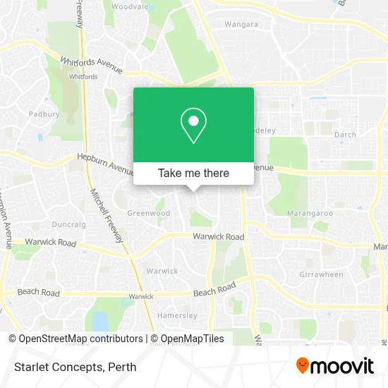 Mapa Starlet Concepts