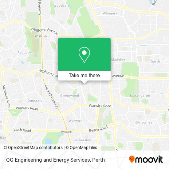 QG Engineering and Energy Services map