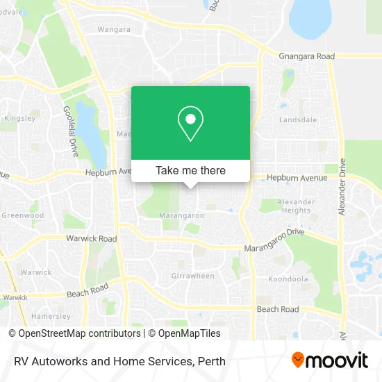 Mapa RV Autoworks and Home Services
