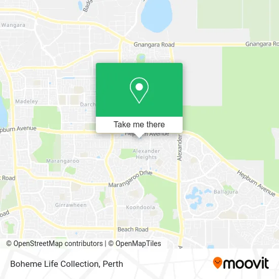 Mapa Boheme Life Collection