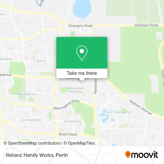 Mapa Relianz Handy Works