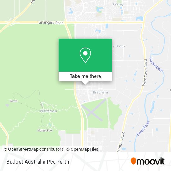 Budget Australia Pty map