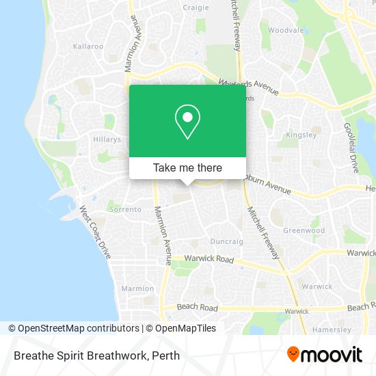Breathe Spirit Breathwork map
