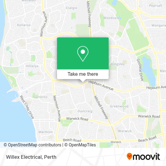 Mapa Willex Electrical