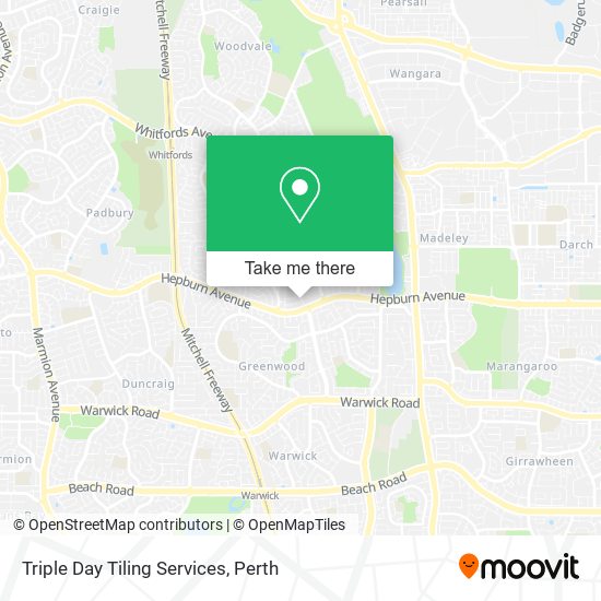 Triple Day Tiling Services map