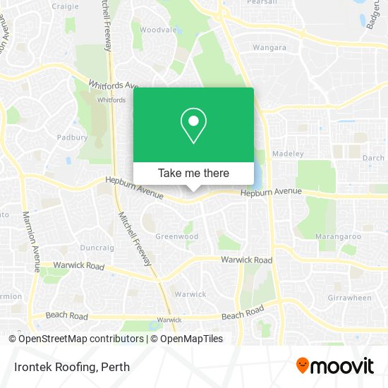 Irontek Roofing map