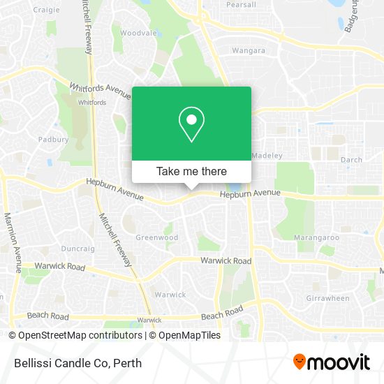 Bellissi Candle Co map