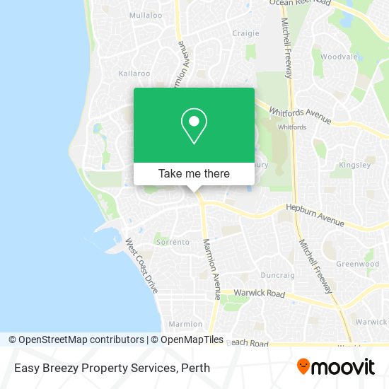 Easy Breezy Property Services map