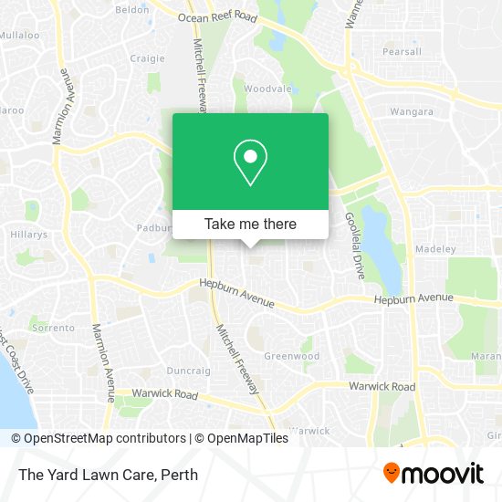 The Yard Lawn Care map